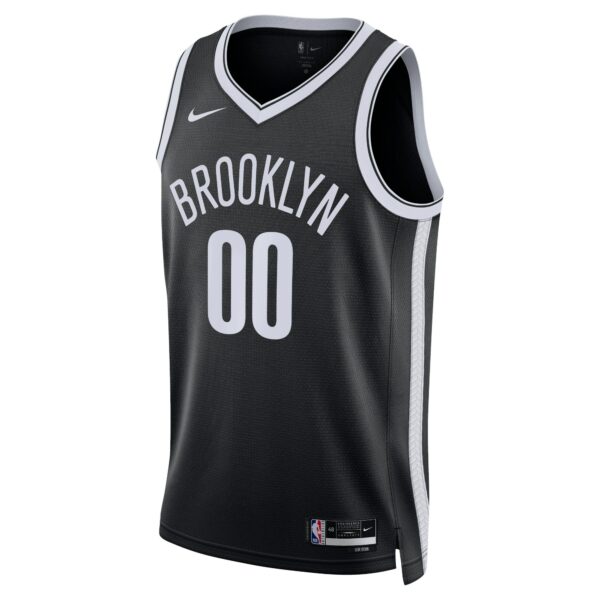 Brooklyn Nets Nike Unisex Swingman Custom Jersey Black - Icon Edition - Image 3
