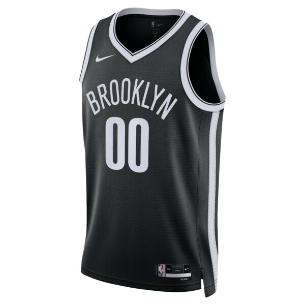 Brooklyn Nets Nike Unisex Swingman Custom Jersey Black - Icon Edition - Image 3