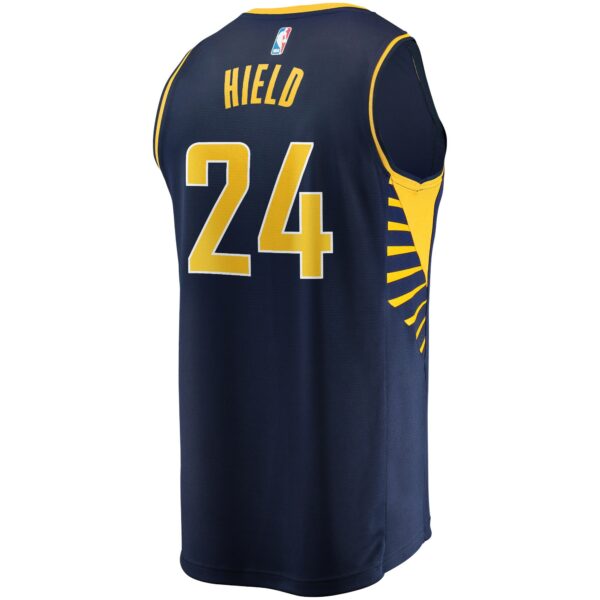 Buddy Hield Indiana Pacers Fanatics Fast Break Replica Jersey - Icon Edition - Navy - Image 4