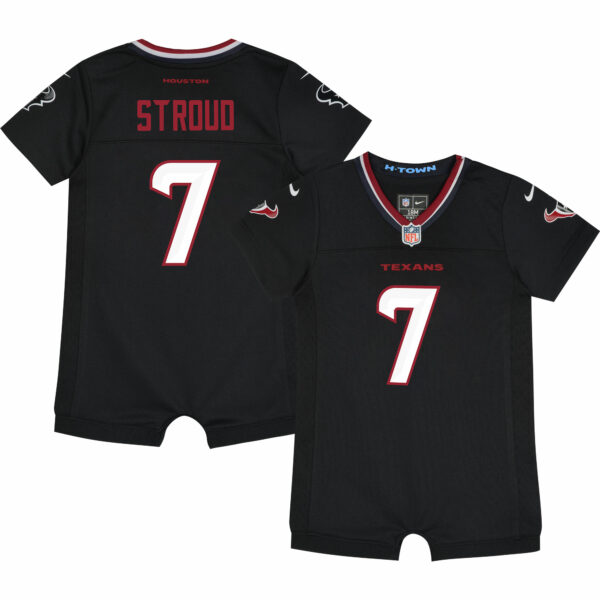 C.J. Stroud Houston Texans Nike Newborn & Infant Game Romper Jersey - Navy
