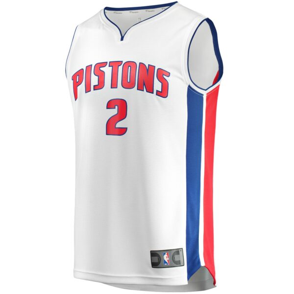 Cade Cunningham Detroit Pistons Fanatics Fast Break Replica Jersey - Association Edition - White - Image 3