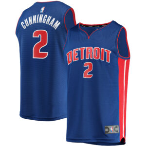 Cade Cunningham Detroit Pistons Fanatics Youth 2021/22 Fast Break Replica Jersey - Icon Edition - Blue