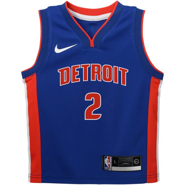 Cade Cunningham Detroit Pistons Nike Infant Swingman Player Jersey - Icon Edition - Blue - Image 3