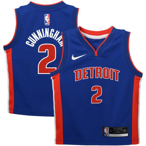 Cade Cunningham Detroit Pistons Nike Infant Swingman Player Jersey - Icon Edition - Blue - Image 2