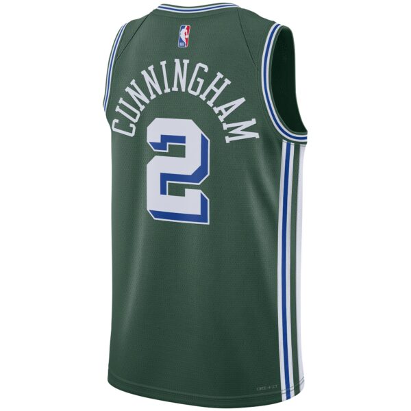 Cade Cunningham Detroit Pistons Nike Unisex 2022/23 Swingman Jersey - City Edition - Green - Image 4