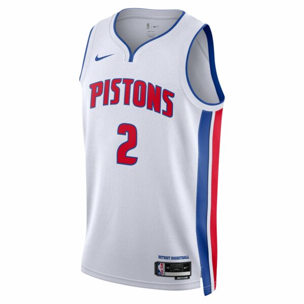 Cade Cunningham Detroit Pistons Nike Unisex Swingman Jersey - Association Edition - White - Image 3