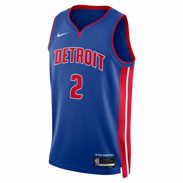 Cade Cunningham Detroit Pistons Nike Unisex Swingman Jersey - Icon Edition - Blue - Image 3