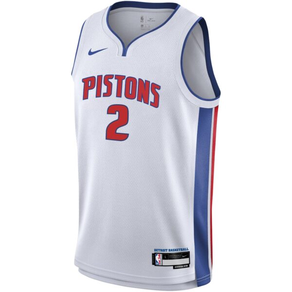 Cade Cunningham Detroit Pistons Nike Youth Swingman Jersey - Association Edition - White - Image 3