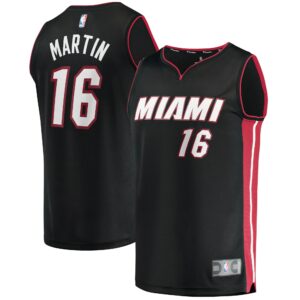 Caleb Martin Miami Heat Fanatics 2021/22 Fast Break Replica Jersey - Icon Edition - Black