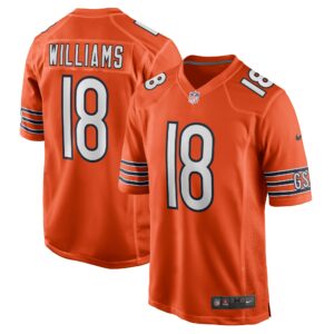 Caleb Williams Chicago Bears Nike Alternate 2024 NFL Draft First Round Pick Player Game Jersey - Orange