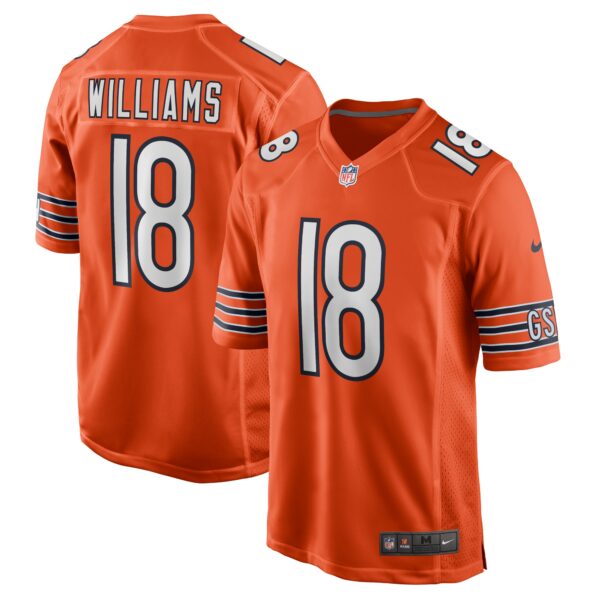 Caleb Williams Chicago Bears Nike Alternate 2024 NFL Draft First Round Pick Player Game Jersey - Orange