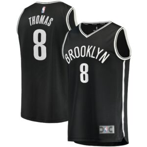 Cam Thomas Brooklyn Nets Fanatics 2021 NBA Draft First Round Pick Fast Break Replica Jersey Black - Icon Edition