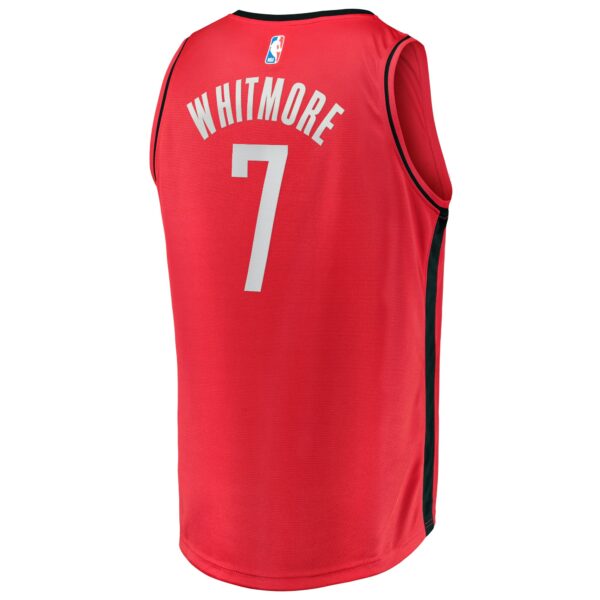 Cam Whitmore Houston Rockets Fanatics Youth Fast Break Replica Player Jersey - Icon Edition - Red - Image 4
