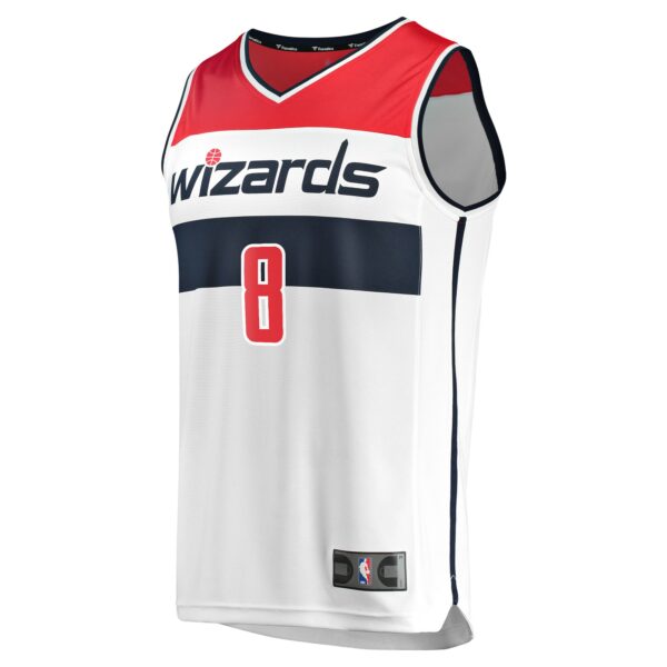Carlton Carrington Washington Wizards Fanatics Fast Break Replica Player Jersey - Association Edition - White - Image 3