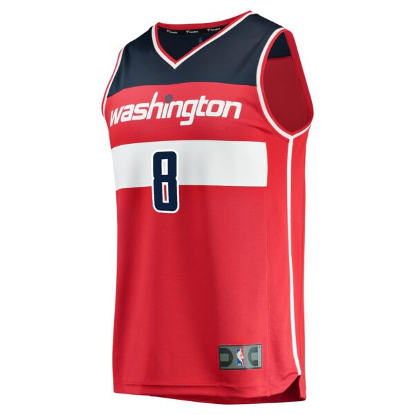 Carlton Carrington Washington Wizards Fanatics Fast Break Replica Player Jersey - Icon Edition - Red - Image 3