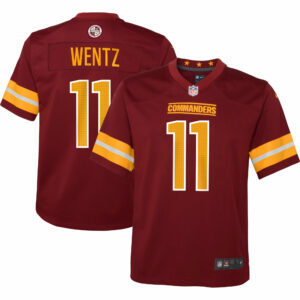 Carson Wentz Washington Commanders Nike Youth Game Jersey - Burgundy