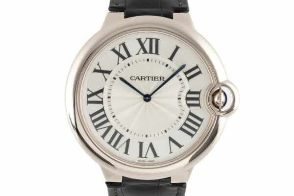 Cartier Ballon Bleu De Cartier 18K Weissgold Handaufzug Herrenuhr Ref. W6920055 Watch - Image 7