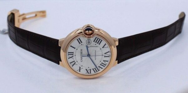 Cartier Ballon Bleu De Cartier Mens Leather Strap Watch - Image 7