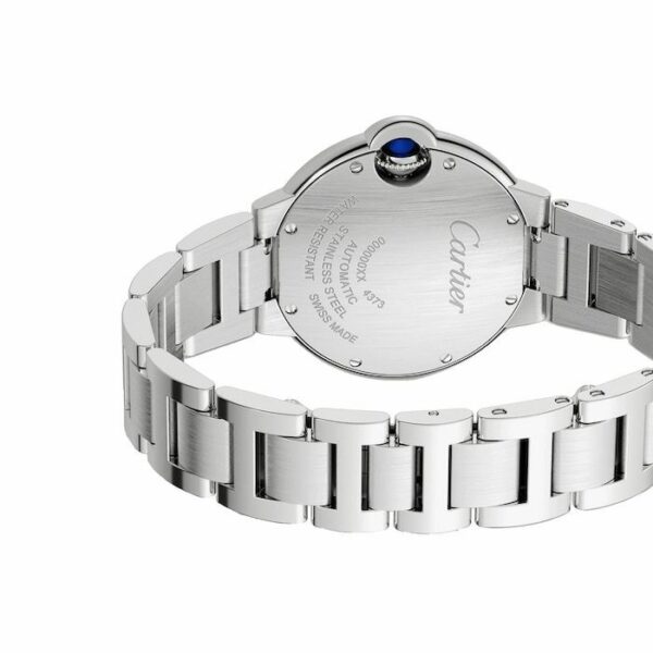 Cartier Ballon Bleu de Cartier watch 33 mm, automatic movement, steel, diamonds W4BB0028 - Image 3