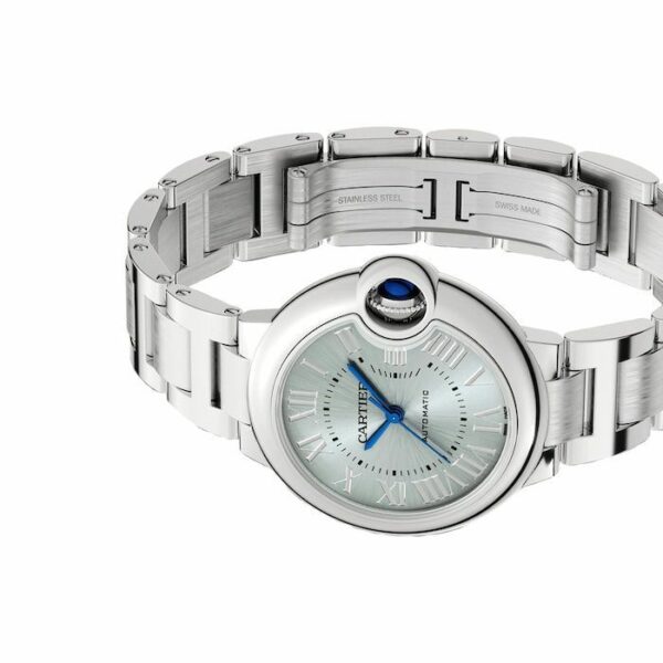 Cartier Ballon Bleu de Cartier watch 33 mm, automatic movement, steel WSBB0062 - Image 6