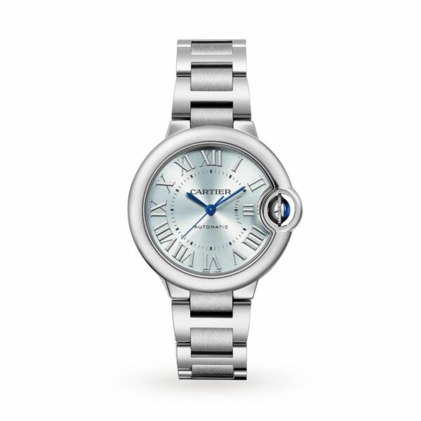 Cartier Ballon Bleu de Cartier watch 33 mm, automatic movement, steel WSBB0062