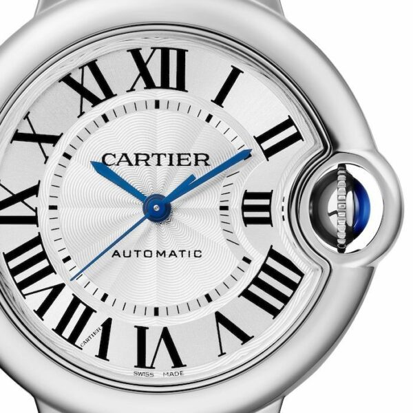 Cartier Ballon Bleu de Cartier watch, 33 mm, mechanical movement with automatic winding. Steel case WSBB0030 - Image 2