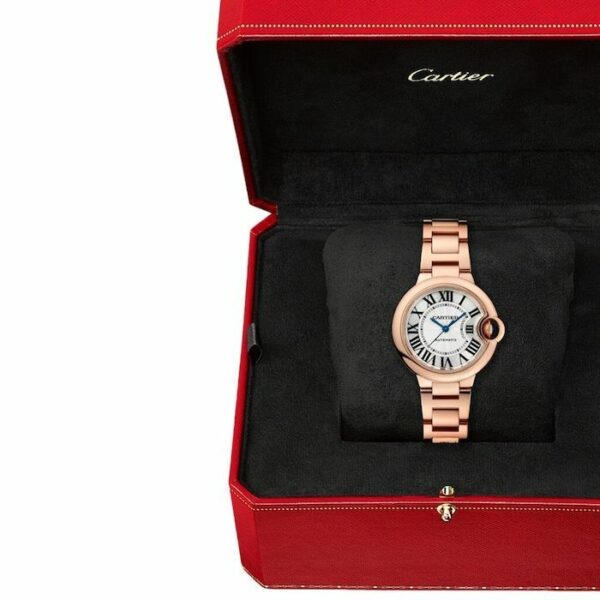 Cartier Ballon Bleu de Cartier Watch 33mm, Mechanical Movement with Automatic Winding, Rose Gold WGBB0042 - Image 5