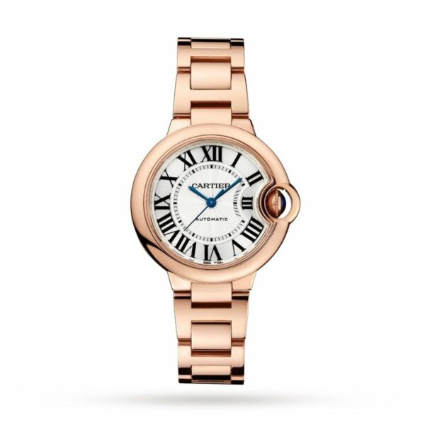 Cartier Ballon Bleu de Cartier Watch 33mm, Mechanical Movement with Automatic Winding, Rose Gold WGBB0042