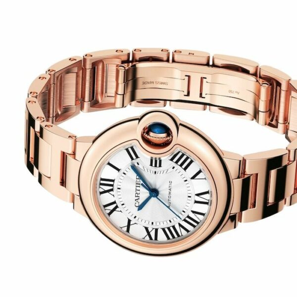 Cartier Ballon Bleu de Cartier Watch 33mm, Mechanical Movement with Automatic Winding, Rose Gold WGBB0042 - Image 4