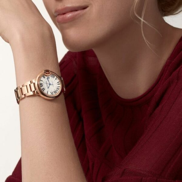 Cartier Ballon Bleu de Cartier Watch 33mm, Mechanical Movement with Automatic Winding, Rose Gold WGBB0042 - Image 7