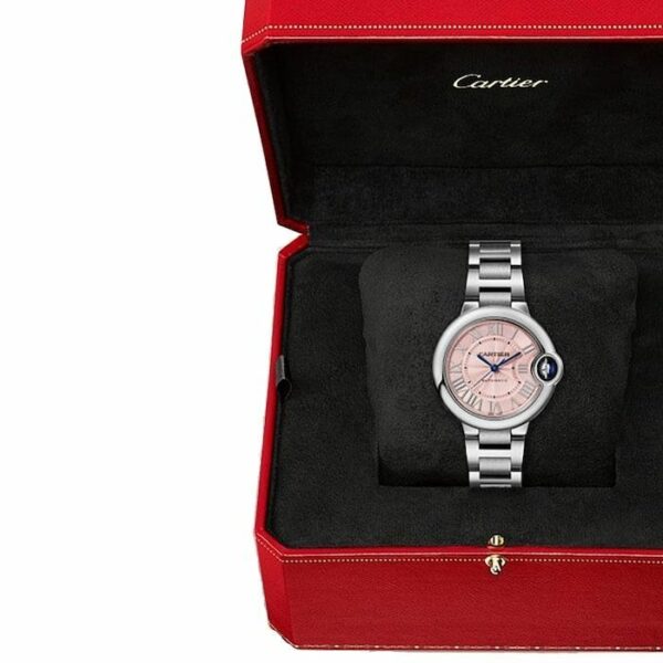 Cartier Ballon Bleu de Cartier Watch 33mm, Mechanical Movement with Automatic Winding, Steel WSBB0046 - Image 4