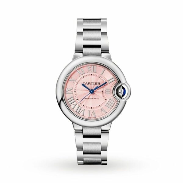 Cartier Ballon Bleu de Cartier Watch 33mm, Mechanical Movement with Automatic Winding, Steel WSBB0046