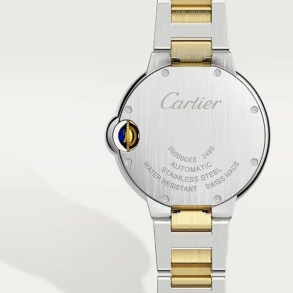 Cartier Ballon Bleu De Cartier Watch, 33mm, Mechanical Movement With Automatic Winding, Yellow Gold, Steel W2BB0029 - Image 2