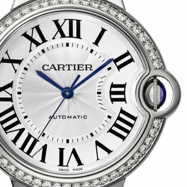 Cartier Ballon Bleu de Cartier watch, 36 mm, mechanical movement with automatic winding. Steel case, W4BB0024 - Image 6