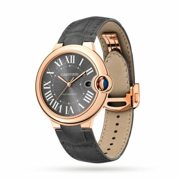 Cartier Ballon Bleu de Cartier Watch 40mm, Automatic Movement, 18k Rose Gold, Leather WGBB0050 - Image 2