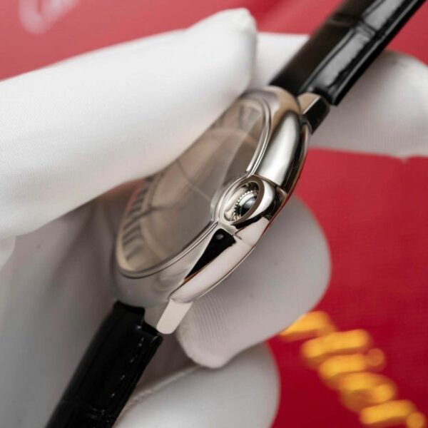Cartier Ballon Bleu De Cartier Watch, 40mm, Automatic Movement, Steel, Leather WSBB0039 - Image 3