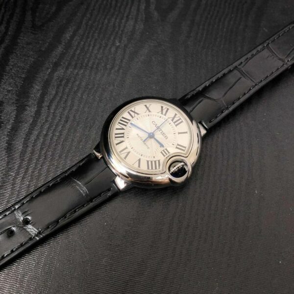 Cartier Ballon Bleu de Cartier watch, 42 mm, steel, leather WSBB0026 - Image 8