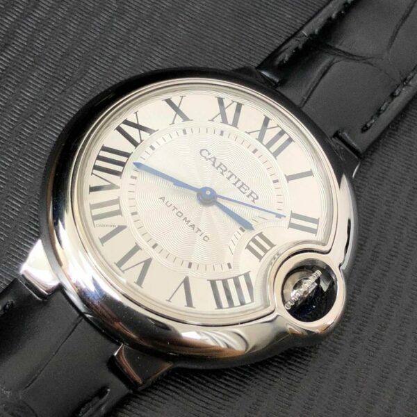 Cartier Ballon Bleu de Cartier watch, 42 mm, steel, leather WSBB0026 - Image 7