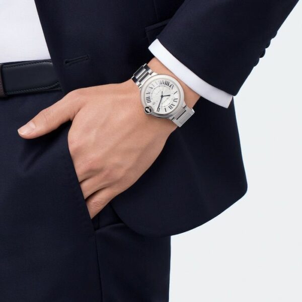 Cartier Ballon Bleu De Cartier Watch 42mm, Automatic Movement, Steel WSBB0049 - Image 4