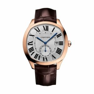 Cartier Drive de Cartier Watch Large model, automatic movement, rose gold, leather WGNM0003