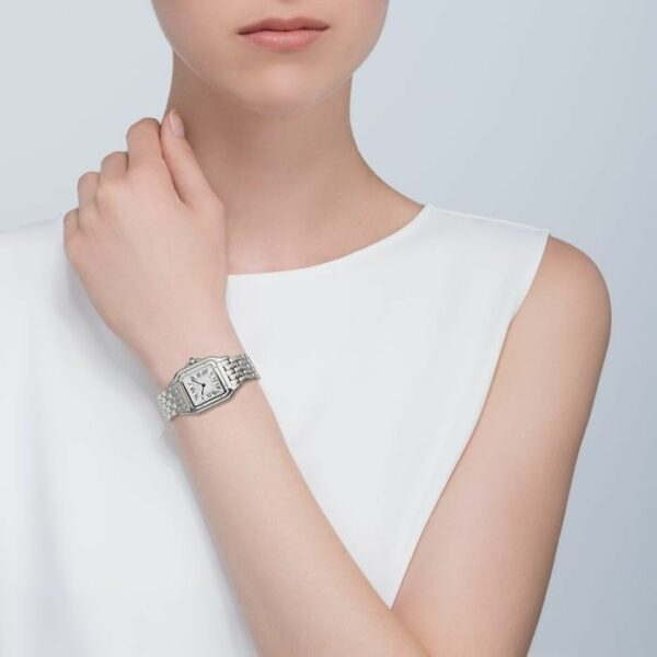 Cartier Panthre De Cartier Watch Medium Model, Quartz Movement, Steel WSPN0007 - Image 2