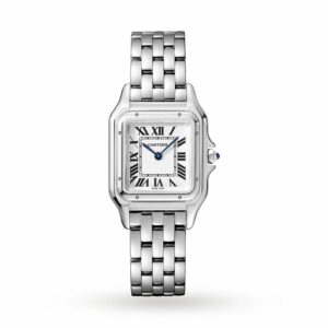 Cartier Panthre De Cartier Watch Medium Model, Quartz Movement, Steel WSPN0007