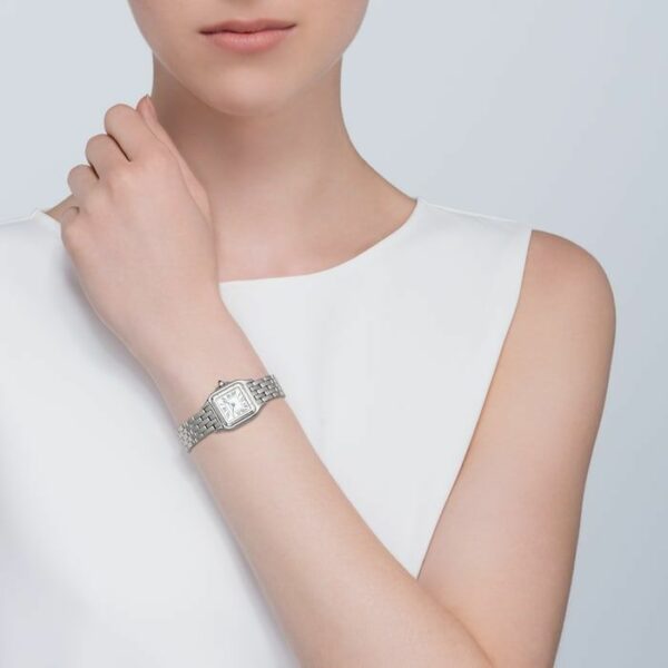 Cartier Panthre De Cartier Watch, Small Model, Quartz Movement, Steel WSPN0006 - Image 2
