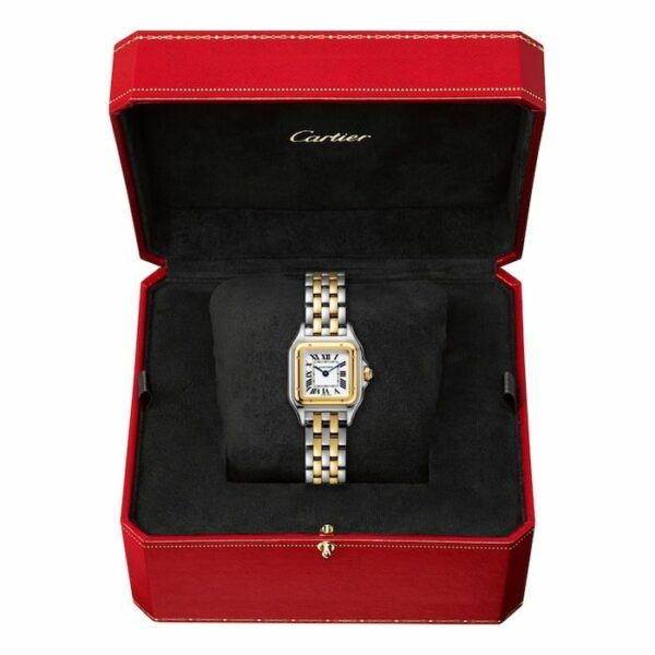 Cartier Panthre De Cartier Watch Small Model, Quartz Movement, Yellow Gold, Steel W2PN0006 - Image 3