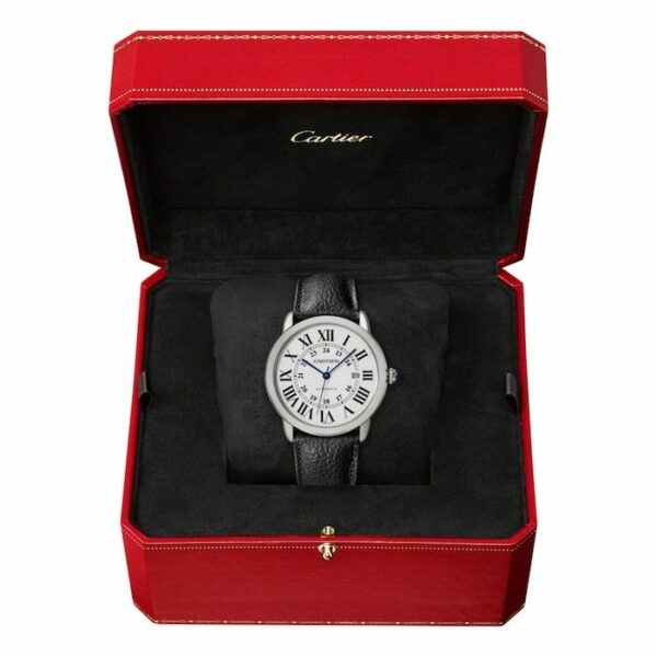 Cartier Ronde Solo De Cartier Watch 42mm, Automatic Movement, Steel, Leather WSRN0022 - Image 6