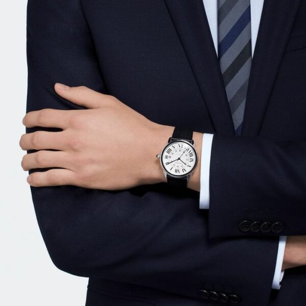 Cartier Ronde Solo De Cartier Watch 42mm, Automatic Movement, Steel, Leather WSRN0022 - Image 5