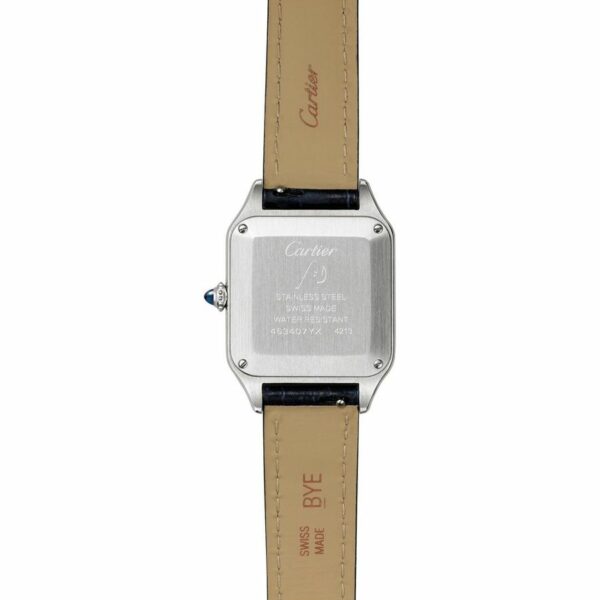 Cartier Santos-Dumont Watch Small Model, Quartz Movement, Steel, Leather WSSA0023 - Image 2