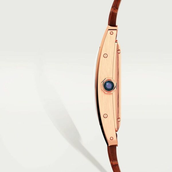 Cartier Tank Americaine watch, large model, mechanical movement with automatic winding. Rose gold WGTA0046 - Image 2