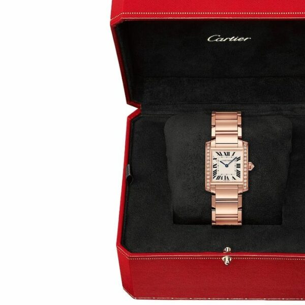 Cartier Tank Franaise Watch, Medium Model, Quartz Movement WJTA0023 - Image 7