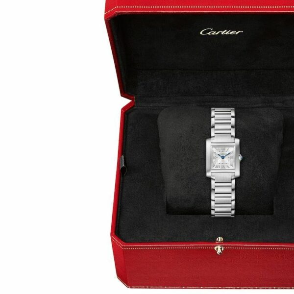 Cartier Tank Franaise Watch Small Model, Quartz Movement, Steel WSTA0065 - Image 3